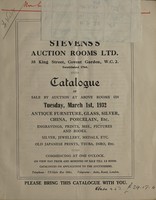 view Sales catalogue: Stevens