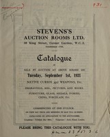 view Sales catalogue: Stevens