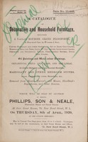 view Sales catalogue: Phillips, Son and Neale