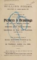 view Sales catalogue: Robinson Fisher and Co