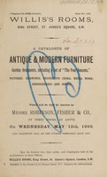 view Sales catalogue: Robinson Fisher and Co