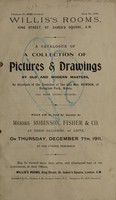 view Sales catalogue: Robinson Fisher and Co