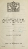 view Annual sanitary report of the Province of Assam.