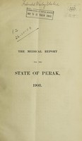 view The medical report for the State of Perak.