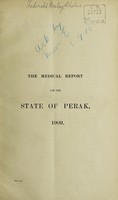 view The medical report for the State of Perak.