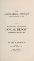 view Annual report : 1939 / Chester Royal Infirmary.