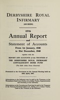 view Annual report and statement of accounts : 1946 / Derbyshire Royal Infirmary.