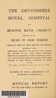 view Annual report : 1943 / Devonshire Royal Hospital and Buxton Bath Charity.