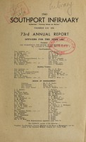 view Annual report : 1943 / Southport Infirmary.