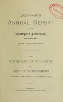 view Annual report : 1939 / Southport Infirmary.