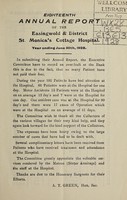 view Annual report : 1928 / Easingwold & District St. Monica's Cottage Hospital.