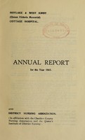 view Annual report : 1945 / Hoylake & West Kirby (Queen Victoria Memorial) Cottage Hospital.