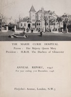 view Annual report : 1946 / Marie Curie Hospital.