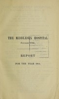 view Report : 1914 / Middlesex Hospital.