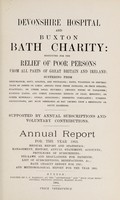 view Annual report : 1903 / Devonshire Royal Hospital and Buxton Bath Charity.