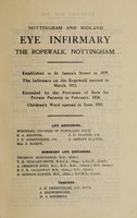 view Annual report : 1946 / Nottingham and Midland Eye Infirmary.