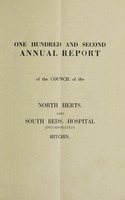 view Annual report of the Council of the North Herts. and South Beds. Hospital, Hitchin : 1942.