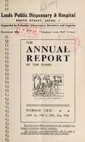 view Annual report : 1945 / Leeds Public Dispensary & Hospital.