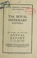 view Annual report : 1942 / Royal Sheffield Infirmary and Hospital.