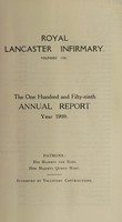 view Report of the Royal Lancaster Infirmary : 1939.