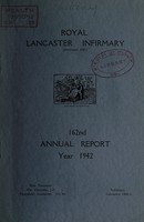 view Report of the Royal Lancaster Infirmary : 1942.