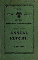 view Annual report : 1933 / Royal Gwent Hospital.