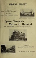 view Annual report : 1931 / Queen Charlotte's Maternity Hospital.