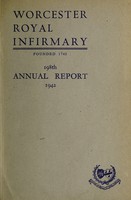 view Annual report : 1942 / Worcester Royal Infirmary.