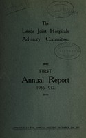 view Annual report : 1936/37 / Leeds Joint Hospitals Advisory Committee.