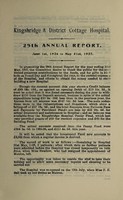 view Annual report : 1926/27 / Kingsbridge and District Cottage Hospital.