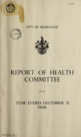 view Health Committee's report / City of Melbourne.