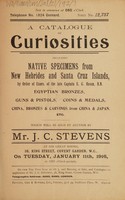 view Sales catalogue: Stevens