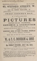 view Sales catalogue: Bonham & Sons