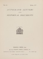 view Sales catalogue 641: Maggs Bros