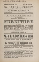 view Sales catalogue: Bonham & Sons