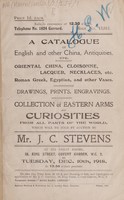 view Sales catalogue: Stevens