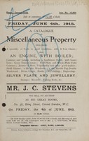 view Sales catalogue: Stevens