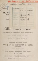 view Sales catalogue: Bonham & Sons