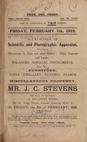 view Sales catalogue: Stevens