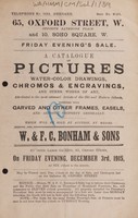 view Sales catalogue: Bonham & Sons