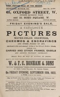 view Sales catalogue: Bonham & Sons