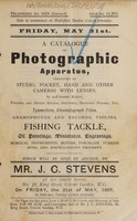 view Sales catalogue: Stevens