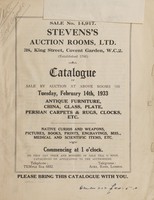 view Sales catalogue: Stevens