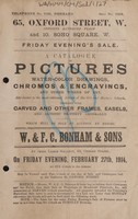 view Sales catalogue: Bonham & Sons