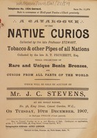 view Sales catalogue: Stevens