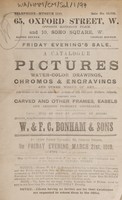 view Sales catalogue: Bonham & Sons