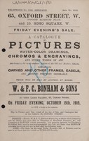 view Sales catalogue: Bonham & Sons