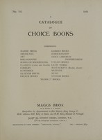 view Sales catalogue 552: Maggs Bros