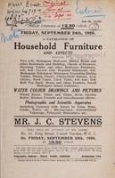 view Sales catalogue: Stevens