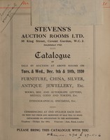 view Sales catalogue: Stevens